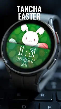 Tancha Easter Watch Face screenshot 2