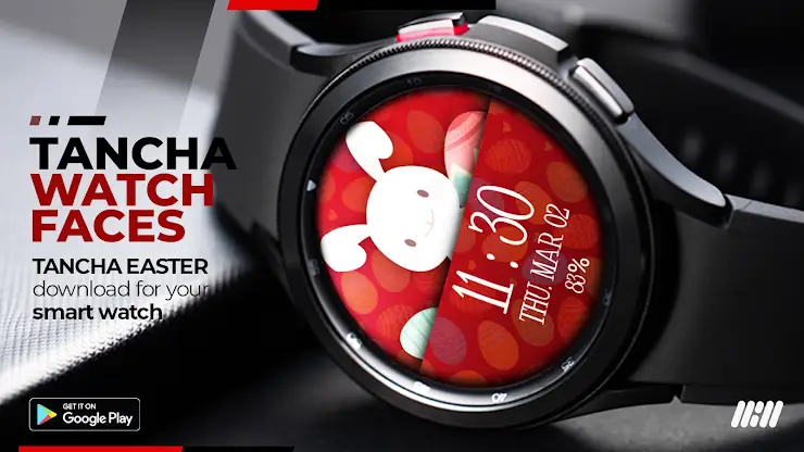 Tancha Easter Watch Face screenshot 4
