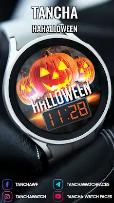 Tancha Halloween Watch Face screenshot 4