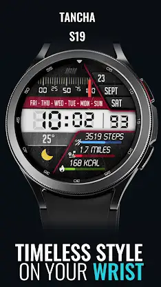 Tancha S19 Digital Watch Face screenshot 1