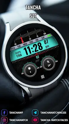 Tancha S21 Digital Watch Face screenshot 4