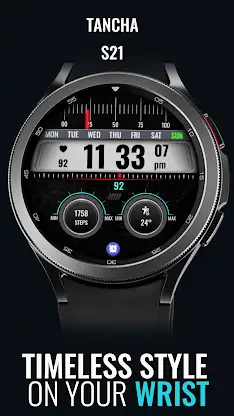 Tancha S21 Digital Watch Face screenshot 1
