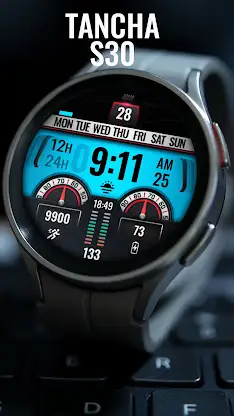 Tancha S30 Digital Watch Face screenshot 3