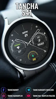 Tancha S41 Analog Watch Face screenshot 4
