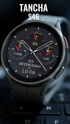 Tancha S46 Hybrid Watch Face screenshot 3