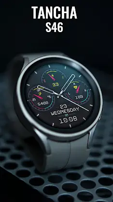 Tancha S46 Hybrid Watch Face screenshot 2