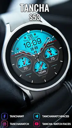 Tancha S53 Hybrid Watch Face screenshot 4