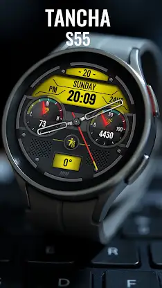 Tancha S55 Hybrid Watch Face screenshot 3