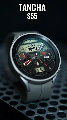 Tancha S55 Hybrid Watch Face screenshot 2