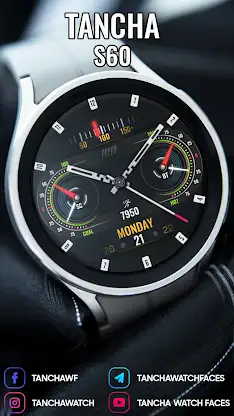 Tancha S60 Analog Watch Face screenshot 5