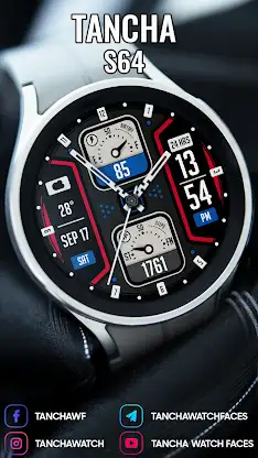 Tancha S64 Hybrid Watch Face screenshot 4