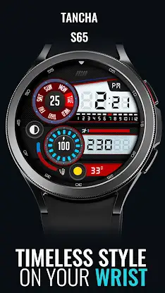 Tancha S65 Digital Watch Face screenshot 1