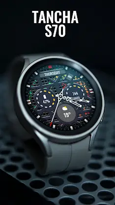 Tancha S70 Analog Watch Face screenshot 2