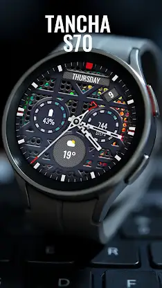 Tancha S70 Analog Watch Face screenshot 1