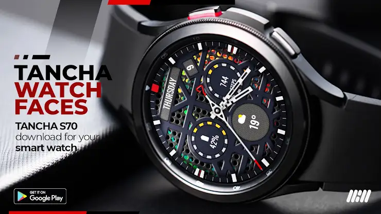 Tancha S70 Analog Watch Face screenshot 4