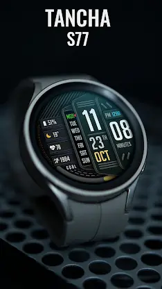Tancha S77 Digital Watch Face screenshot 3