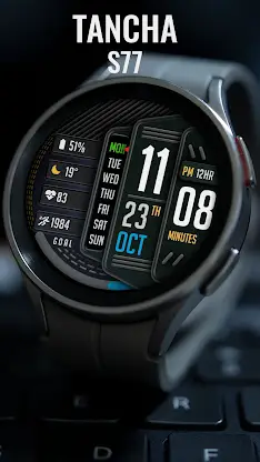 Tancha S77 Digital Watch Face screenshot 2