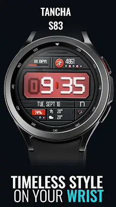 Tancha S83 Vitange Watch Face screenshot 2