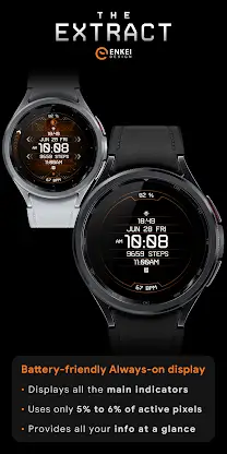 The EXTRACT digital watch face screenshot 4