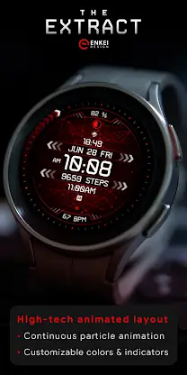 The EXTRACT digital watch face screenshot 2
