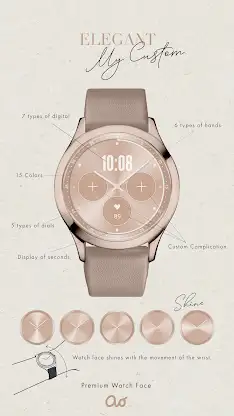 Elegant My Custom Watch Face screenshot 4