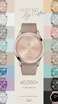 Elegant My Custom Watch Face screenshot 1