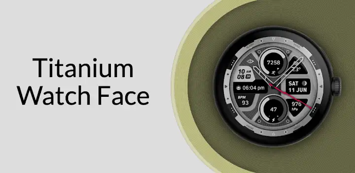 Titanium: Hybrid Watch Face — Android app banner