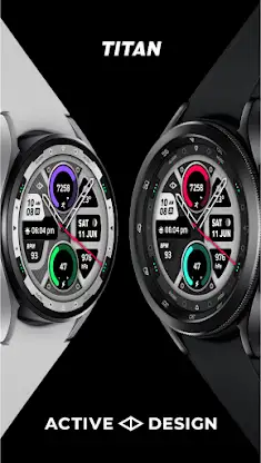 Titanium: Hybrid Watch Face screenshot 2