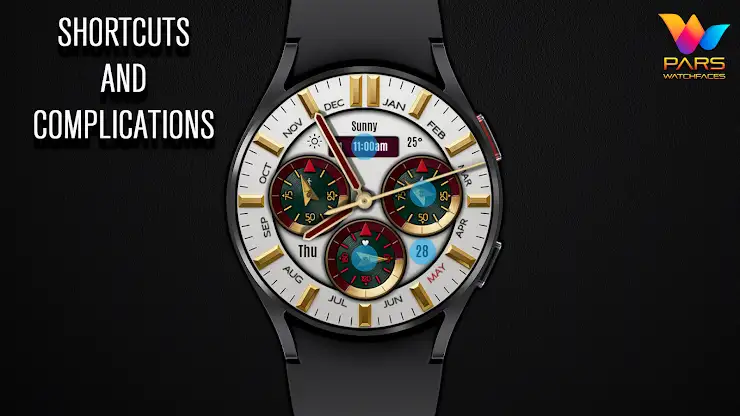 Titan Axis Analog Watch Face screenshot 5