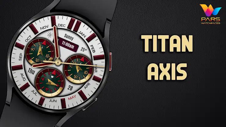 Titan Axis Analog Watch Face screenshot 6