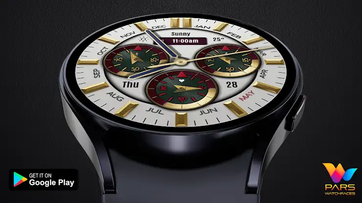 Titan Axis Analog Watch Face screenshot 3