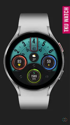 Tku S003 Digital Watch Face screenshot 1