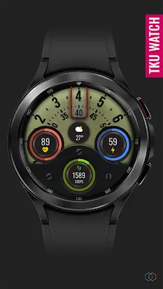 Tku S003 Digital Watch Face screenshot 2