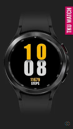 Tku S009 Digital Watch Face screenshot 1