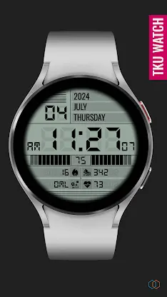 TkuWatch S014 Retro Watch Face screenshot 4