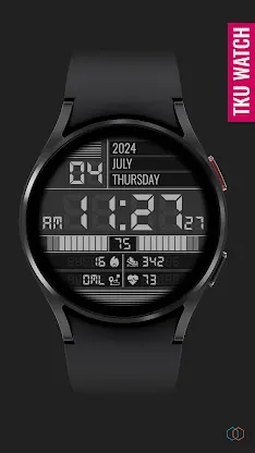TkuWatch S014 Retro Watch Face screenshot 2