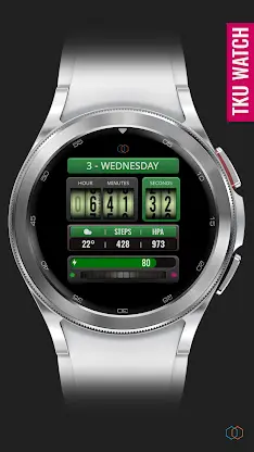 Tku S017 Retro Watch Face screenshot 3