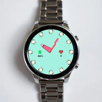 ToothBrush Watch Face screenshot 3