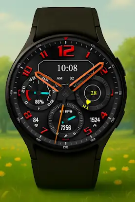 TurboStep Hybrid Watch Face screenshot 1