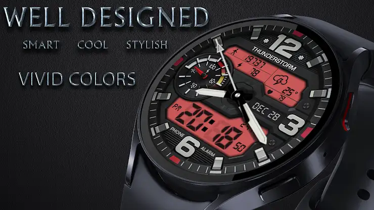 Vectora Hybrid Watch Face screenshot 3
