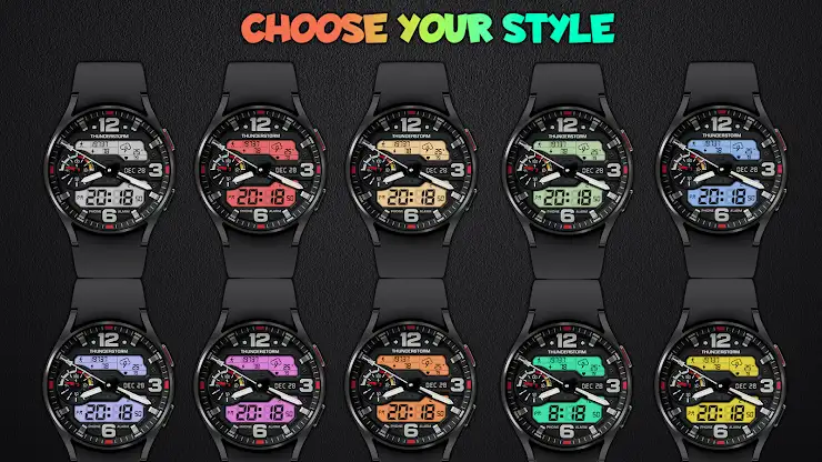 Vectora Hybrid Watch Face screenshot 1