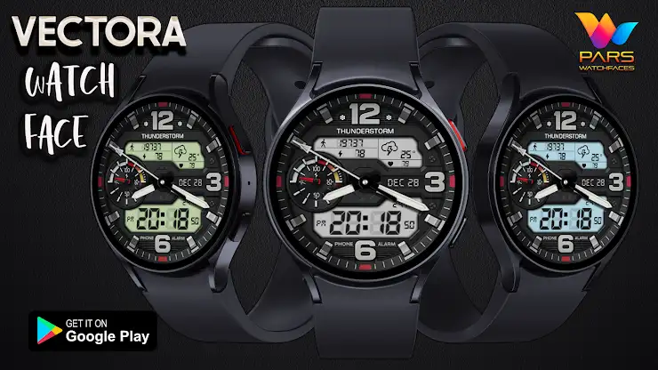 Vectora Hybrid Watch Face screenshot 2
