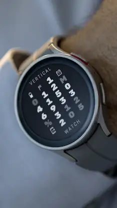 VERTICAL WATCH for Wear OS screenshot 1