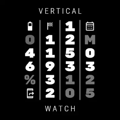 VERTICAL WATCH for Wear OS screenshot 7