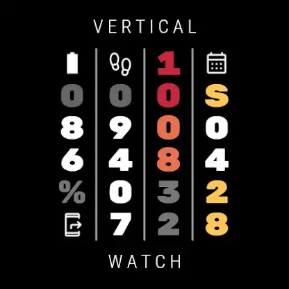VERTICAL WATCH for Wear OS screenshot 3