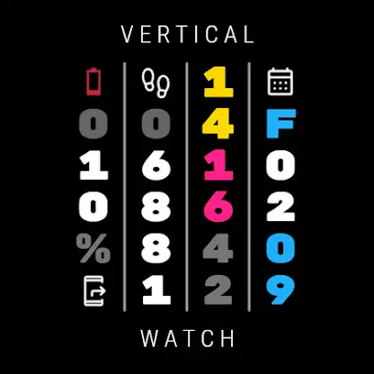 VERTICAL WATCH for Wear OS screenshot 6