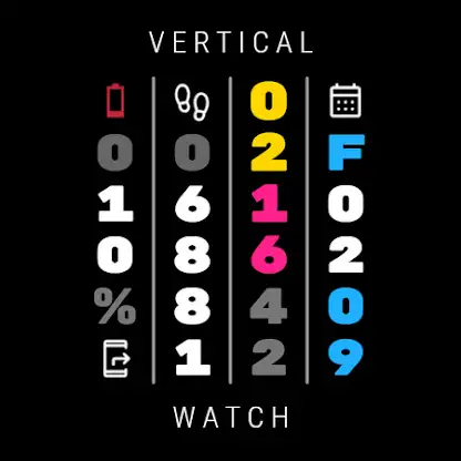 VERTICAL WATCH for Wear OS screenshot 5
