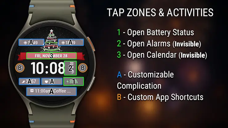 VF01 Christmas Watch Face screenshot 5