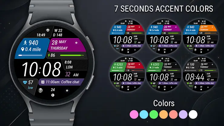 VF02 Digital Watch Face screenshot 4