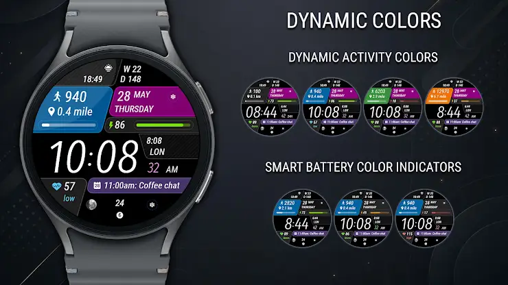 VF02 Digital Watch Face screenshot 5